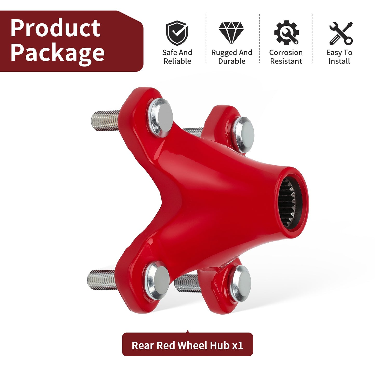 Rear Wheel Hub for Honda TRX400X (2009–2014)