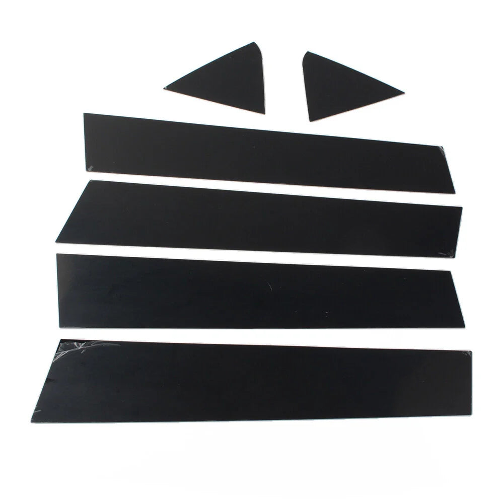6 x Car Window Pillar Posts Trim Bright Black for Dodge Charger (2006-2010)
