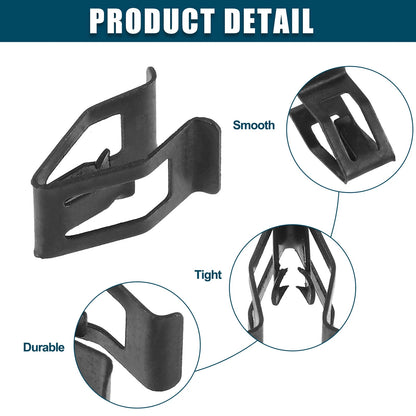 Set of 30 Interior Retainer Fitting Fastener Clips for Ford Mazda