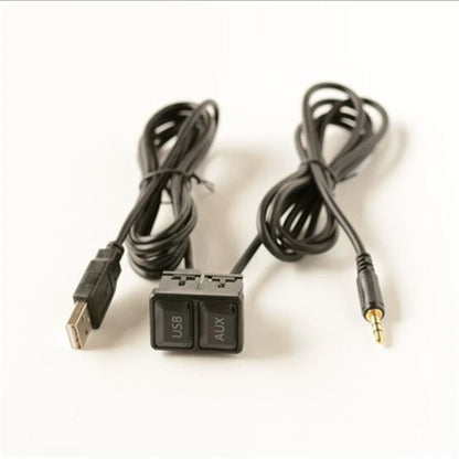 USB Extension Cable with Dust-proof Cover for Car Dash Mount