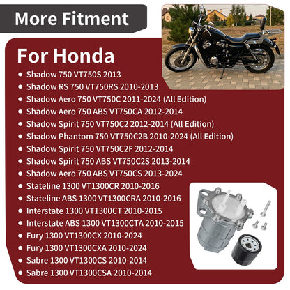 Fuel Pump Assembly for Honda Sabre 1300 VT1300CS VT1300CSA (2010–2014)