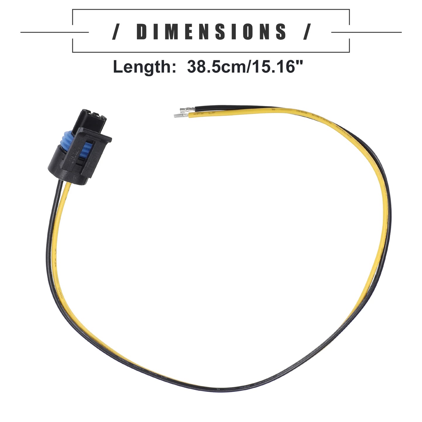 Multi-Purpose Wire Connector Pigtail Plug for Chevy (Plastic, Black, Yellow)