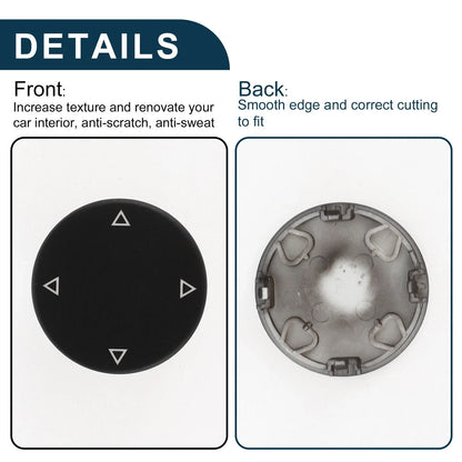 Control Knob Button Cover for BMW F20 F21 1 Series Black Center Console