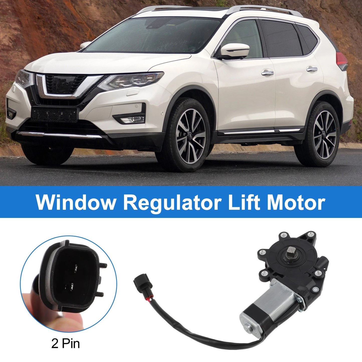 Power Window Regulator Lift Motor for Nissan X-Trail I (T30) (2001–2007)
