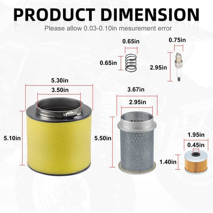 Air Filter & Air Cleaner Kit Honda Rancher Foreman Pioneer (2010–2014)