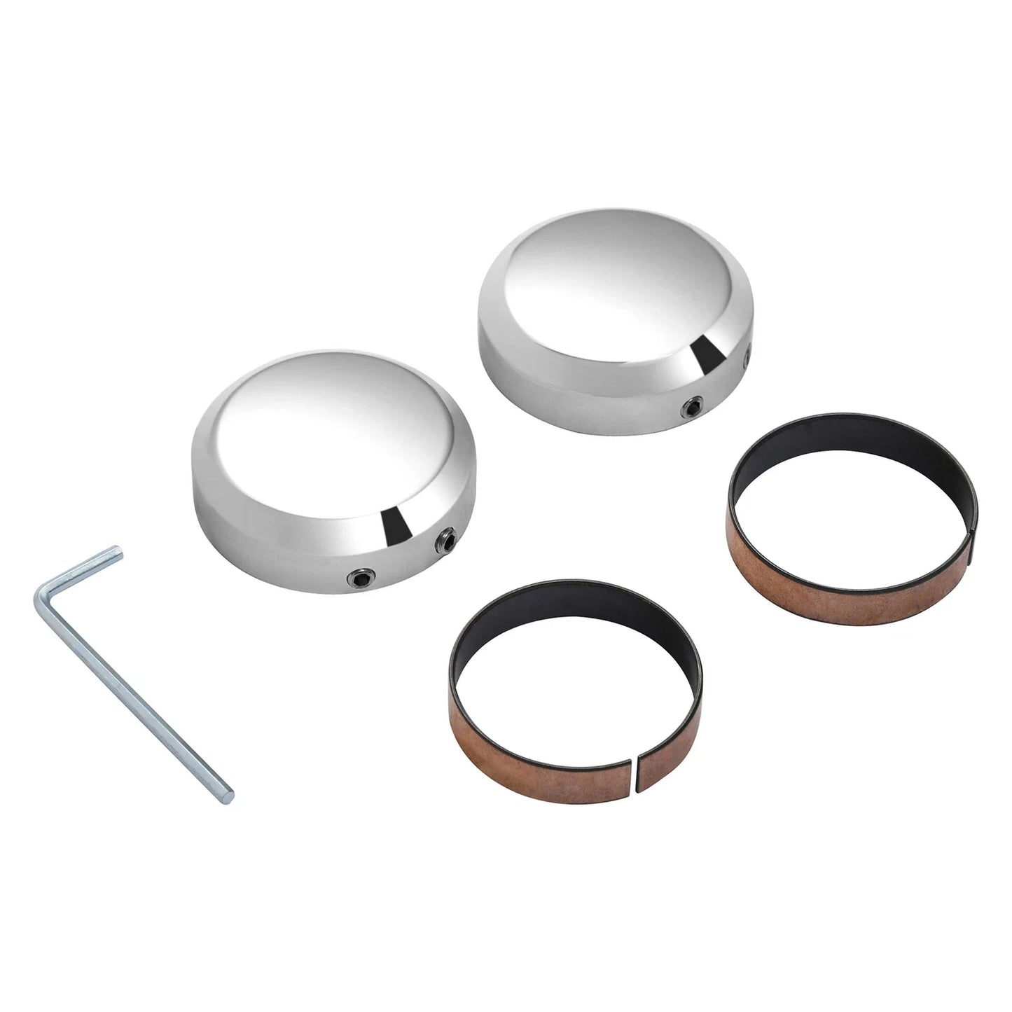 Front Fork Stem Upper Nut Covers for Harley Sportster Dyna (2014-2020)