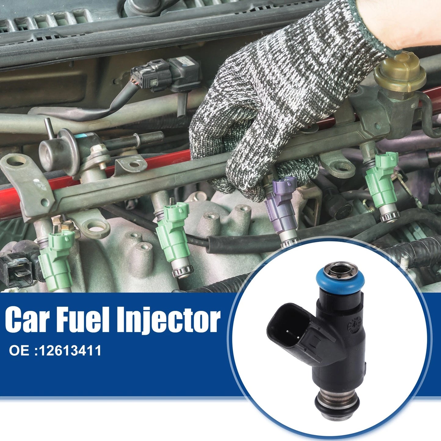 Fuel Injector Nozzle for GMC Sierra 1500 (2010–2013) 12613411