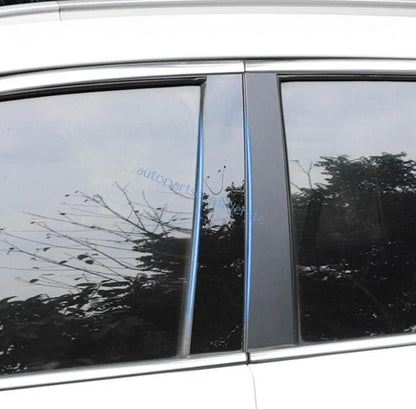 Glossy Black Window Center BC Pillar Cover for Toyota Highlander (2020–2022)