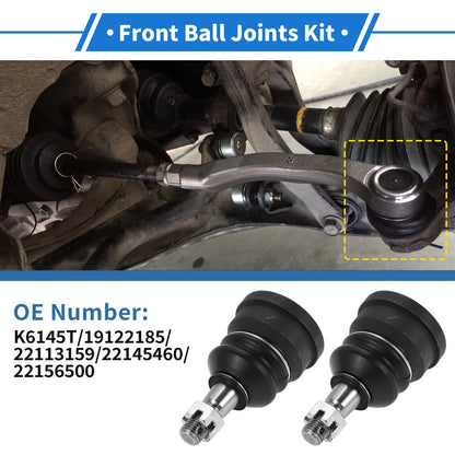 2X Front Lower Ball Joints for Cadillac Brougham (1987–1992) K6145T/19122185