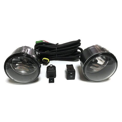 ABS Fog Light Lamps with Wiring & Switch for Nissan QASHQAI (2014-2017)