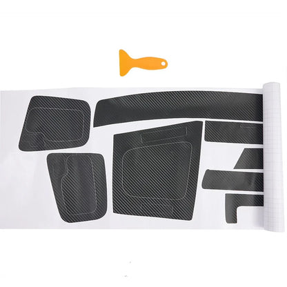 3D Carbon Fiber Interior Dash Wrap Trim Stickers for 3 Series E46 (1998–2005)