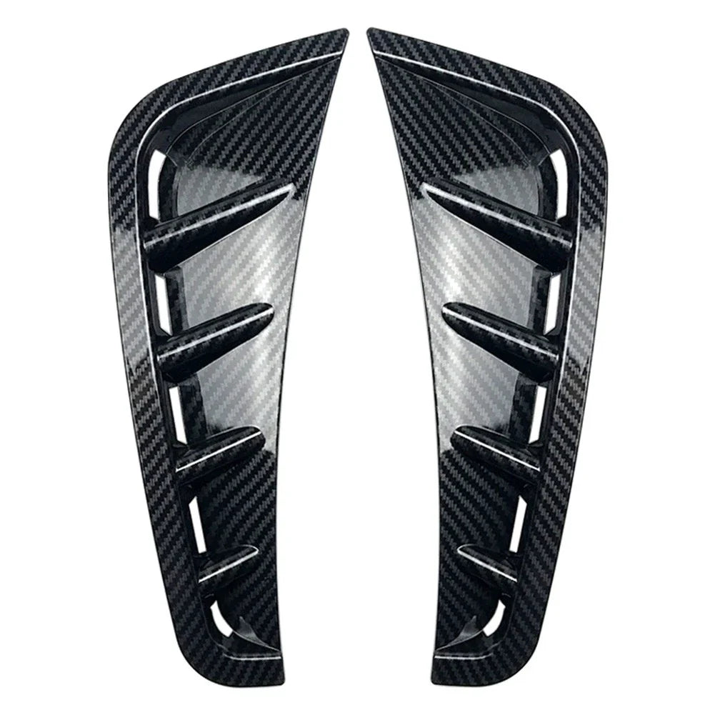 Carbon Front Bumper Spoiler Side Air Intake Cover for Benz C-Class (2019-2021)