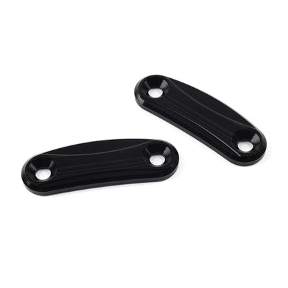 Rearview Mirror Block Off Base Plates Cover Black for Kawasaki ZX-10R (2011–2015)