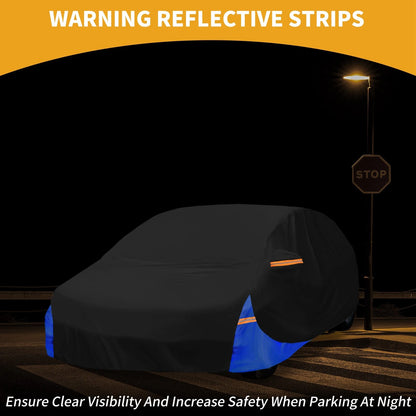 Car Cover Waterproof for Ford Fiesta (2011–2023) 210D-PU with Zipper