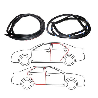 Rear Door Weatherstrip for Toyota Fortuner (2005–2015)