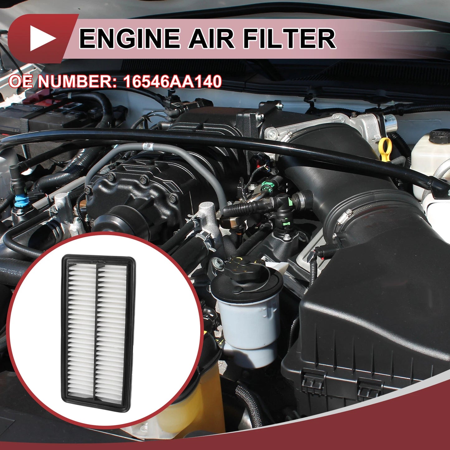 Car Engine Air Filter No. 16546AA140 for Subaru B9 Tribeca (2006–2007)