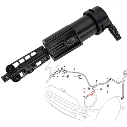 Front Left Headlight Washer Pump for Mini Cooper Hatchback Convertible (2002-2008)