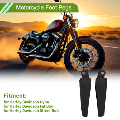 Foot Pegs for Harley Davidson Dyna (1 Pair) Aluminum Alloy Black