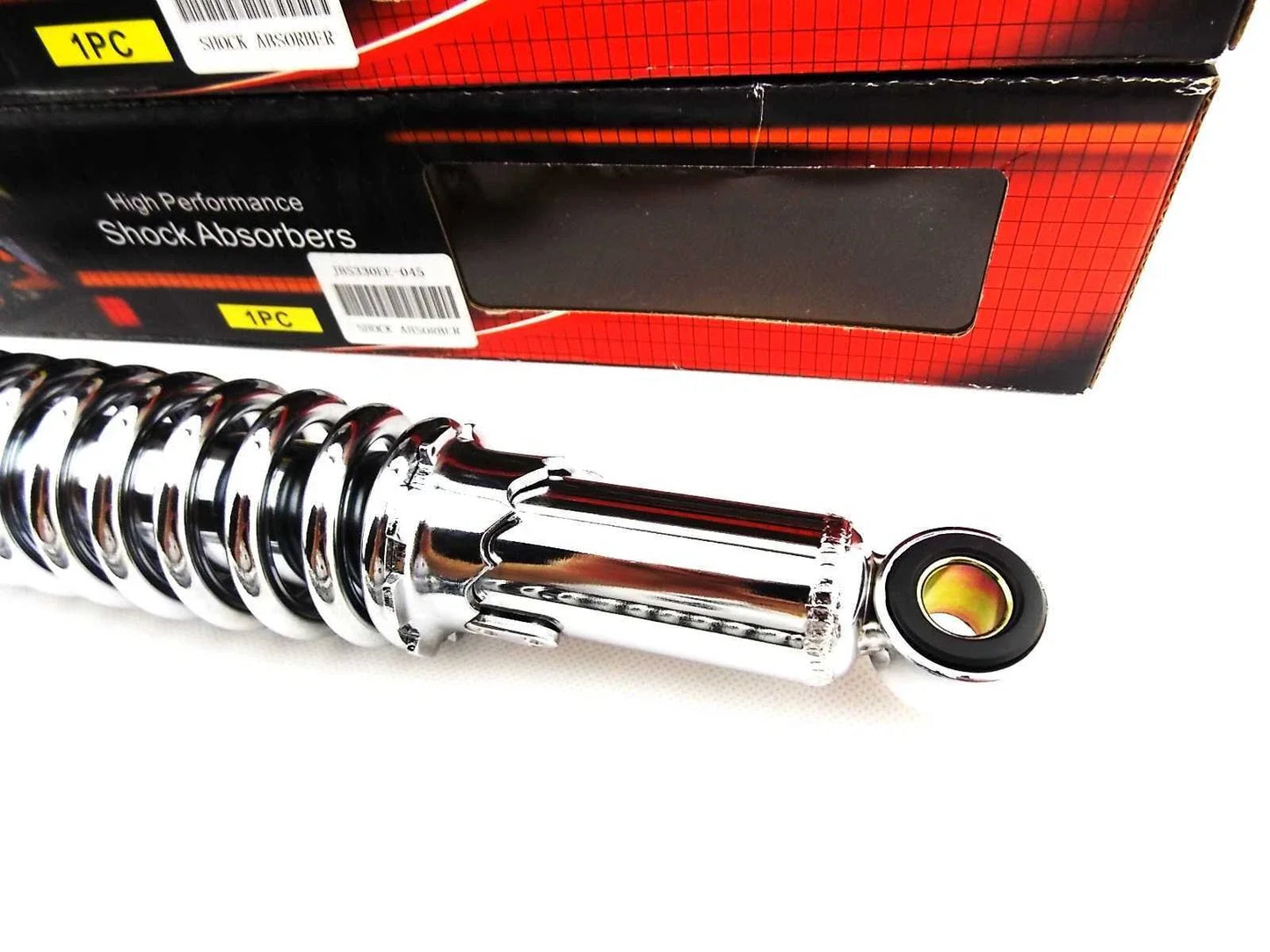 330mm Chrome Rear Shock Absorbers for BSA B25T Victor