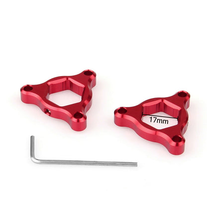 Fork Preload Adjustment Knobs for Suzuki 9R 12R (17mm, Red)