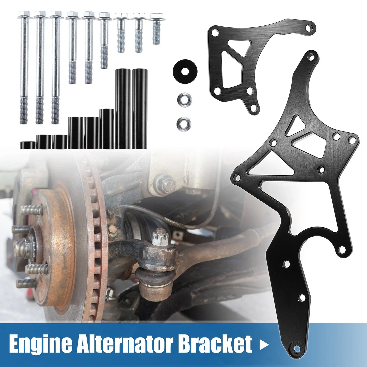 Engine Serpentine Alternator Bracket for Chevrolet LS1 LS2 LS3 (2001-2015)