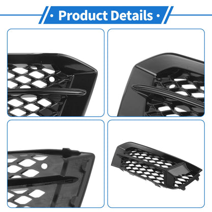 1 Pair Fog Light Grills for Audi A3 (2017–2020) No. 8V5807681AA