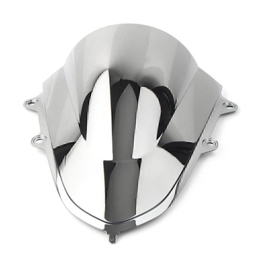 Silver ABS Motorcycle Windshield for Yamaha YZF R15 (2017-2019)
