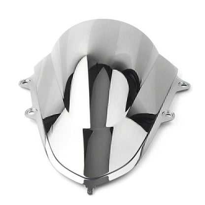 Silver ABS Motorcycle Windshield for Yamaha YZF R15 (2017-2019)