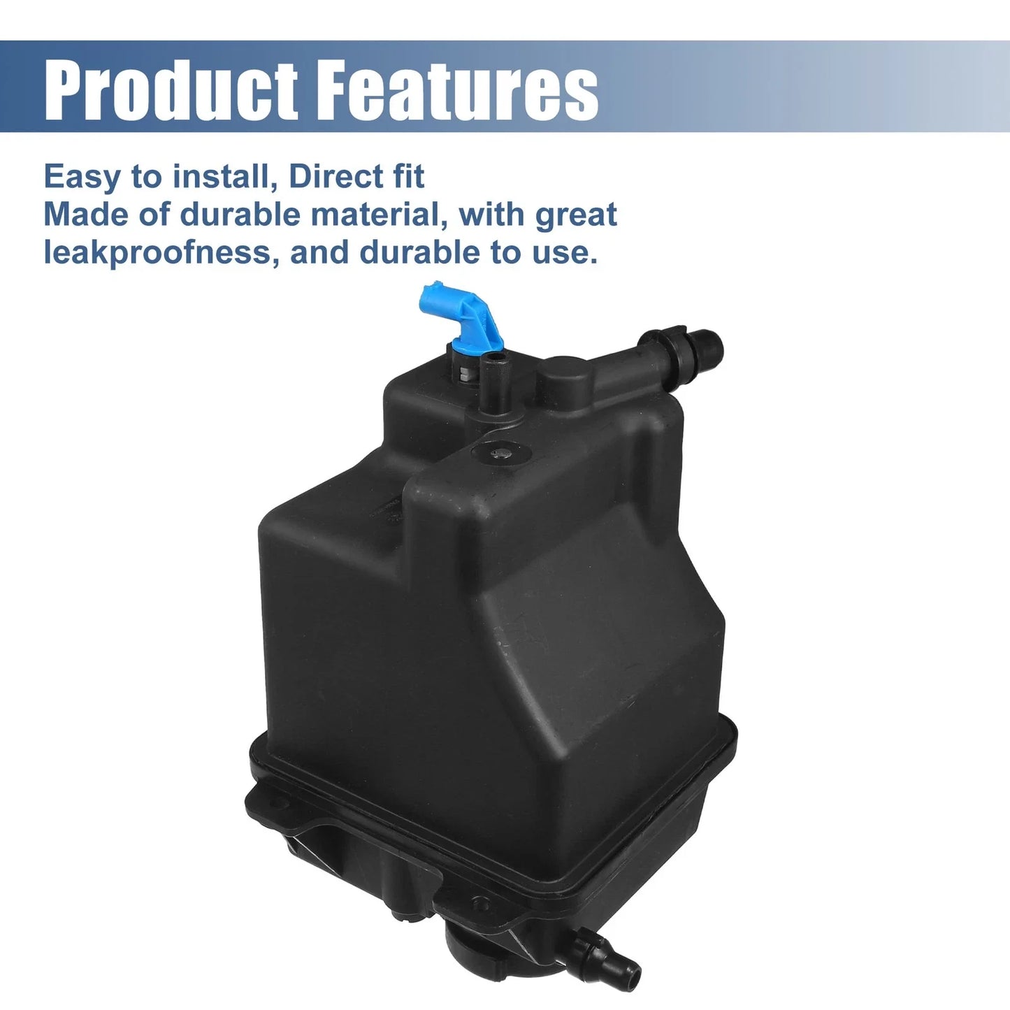 1 x Coolant Radiator Reservoir Tank with Cap and Sensor for BMW X5