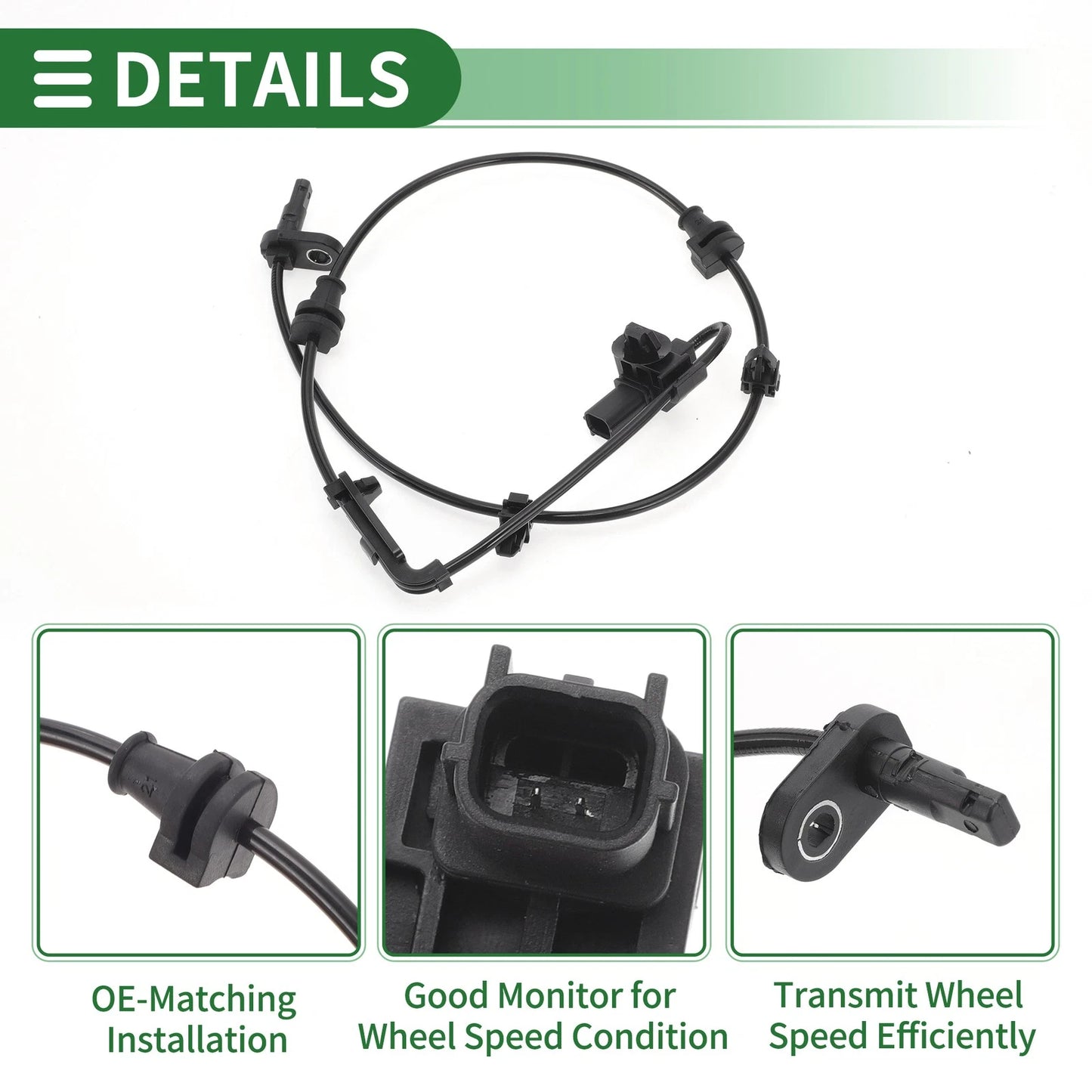 ABS Wheel Speed Sensor No. 57450TMBH01 for Honda CR-V (2017) Front Right