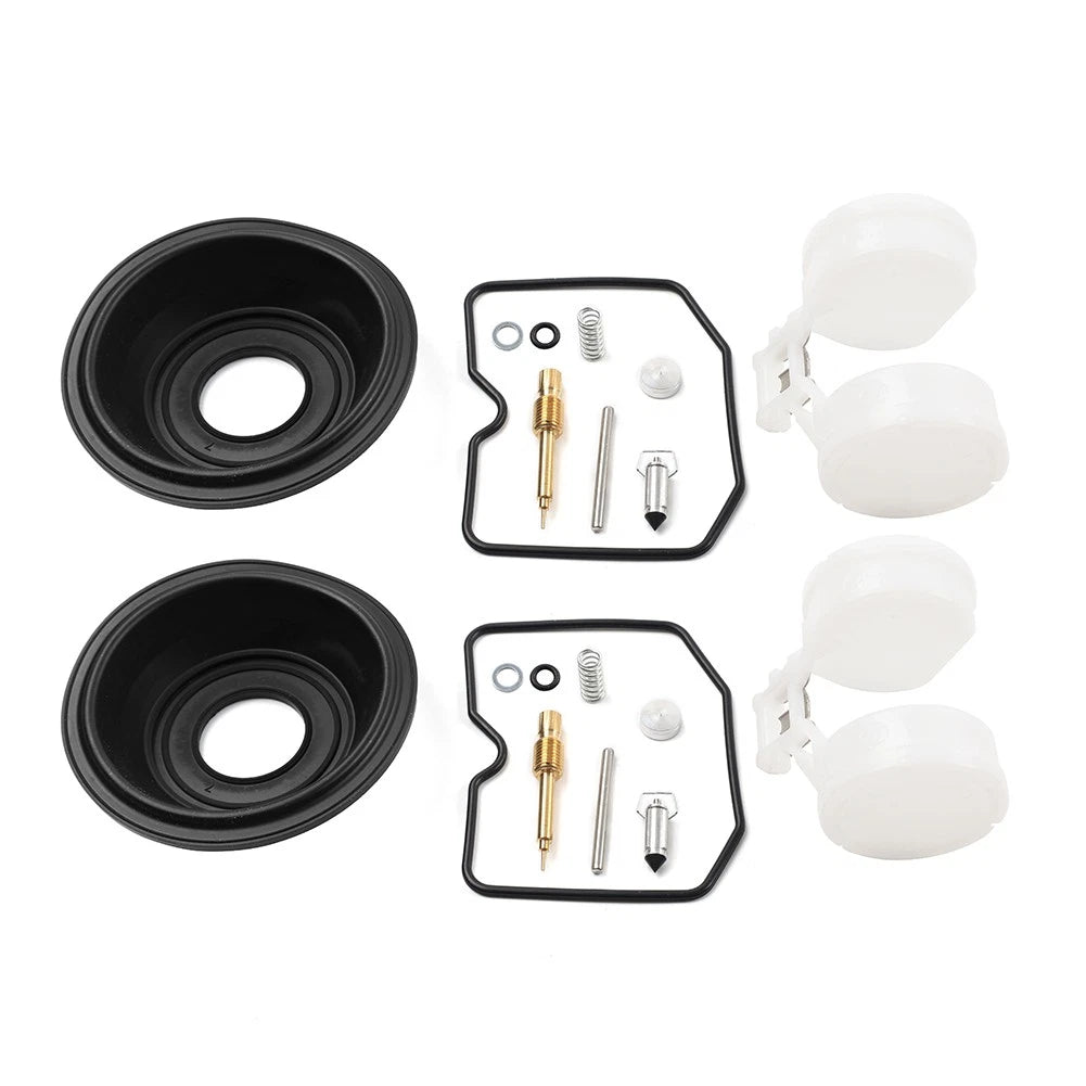 2X Carburetor Repair Kit Float Diaphragm for Kawasaki EN450 454 LTD (1985–1990)