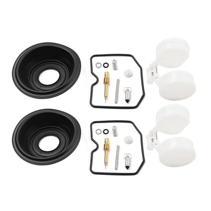 2X Carburetor Repair Kit Float Diaphragm for Kawasaki EN450 454 LTD (1985–1990)