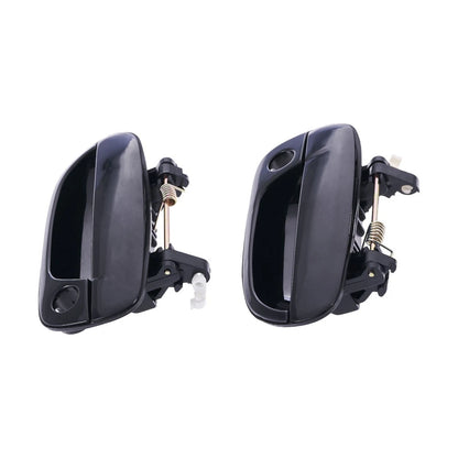 Set of 2 Outer Door Handles for Hyundai Accent LC (2000–2006) Black