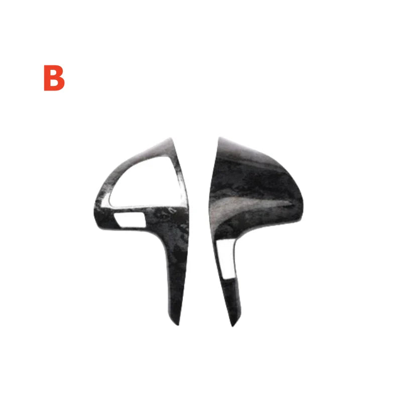 Black Peach Steering Wheel Strip Cover Trim for Toyota Highlander (2008–2013)