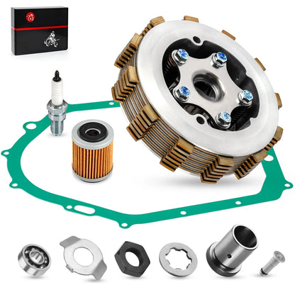 Heavy Duty Clutch Assembly w/ Gasket LOCK WASHER for Yamaha Big Bear 350 (1986–1999)