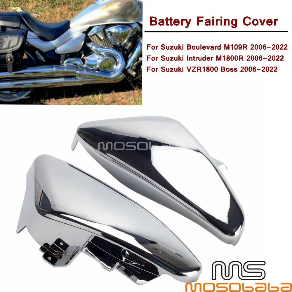 ABS Battery Side Cover Panels for Suzuki M109R M1800R VZR1800 Boss (2006-2022)