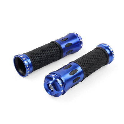 7/8" Blue Handlebar Grips for Yamaha, Honda, Suzuki
