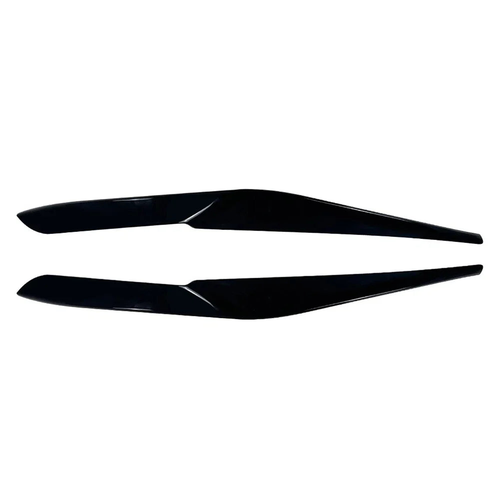 Black Headlight Eyebrow Eyelids Covers for BMW X5 X6 G05 G06 (2023-2025)