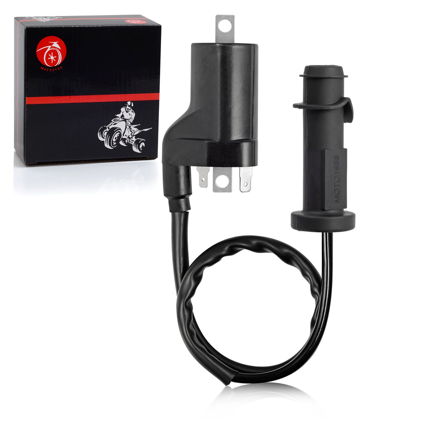 Ignition Coil Pack & Spark Plug Set for Arctic Cat 550 700 1000 (2009–2016)