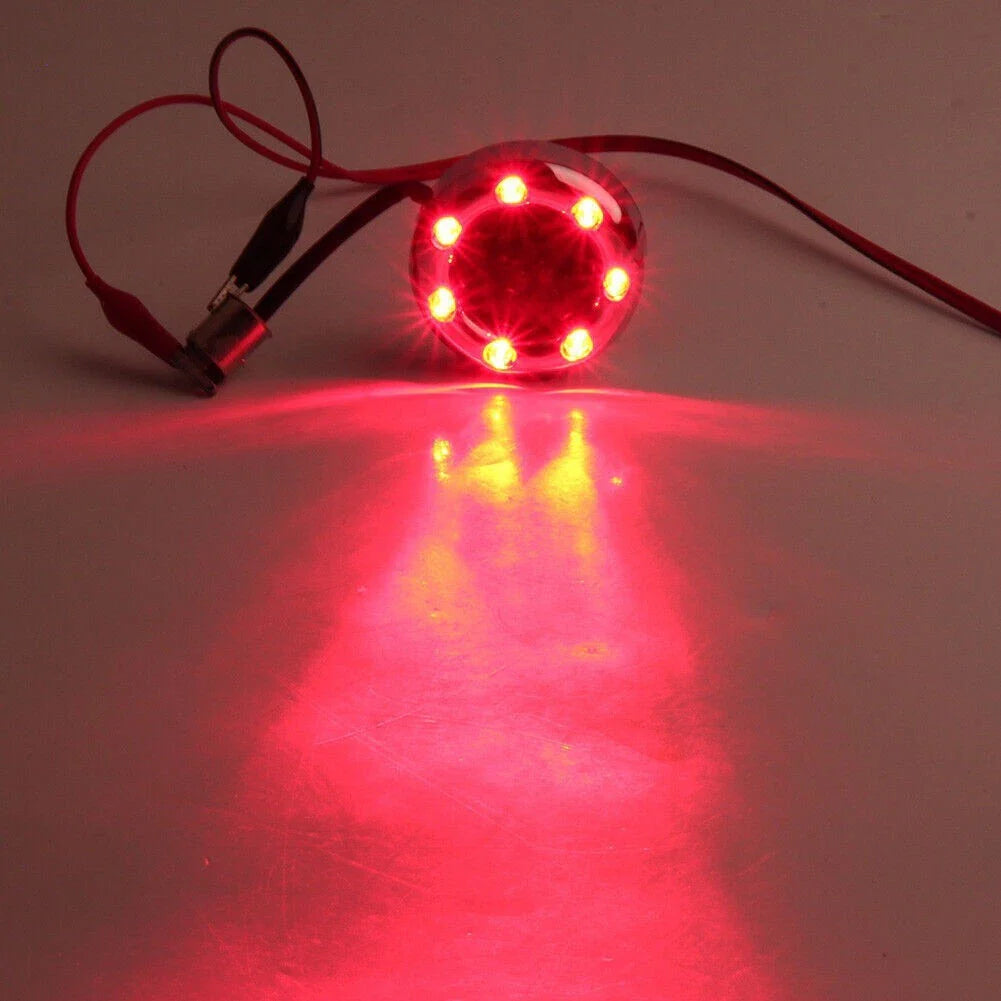 Red LED Turn Signal Lights Trim Ring for Harley Sportster