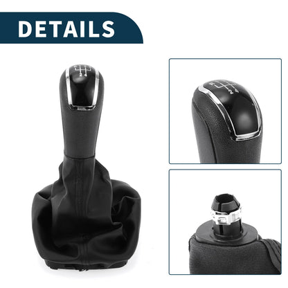 5 Speed Gear Shift Knob with Cover for Skoda Fabia I (1999–2008)