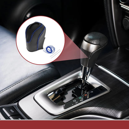 1Pc Gear Shift Knob Cover for Volkswagen Taos (2022–2023) Black Blue