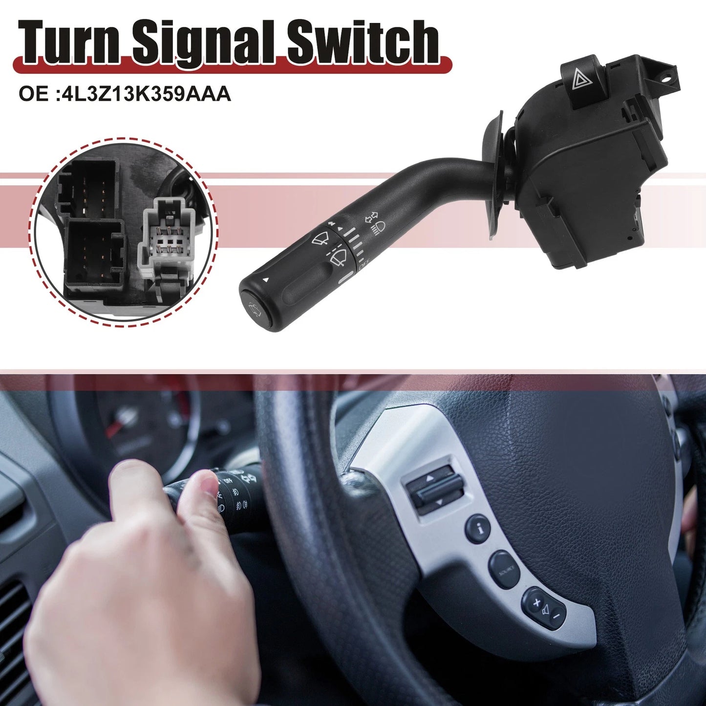 Turn Signal Switch for Ford F150 (No. 4L3Z13K359AAA)