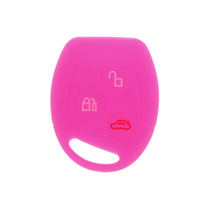 Magenta Car Key Case for Ford Courier (2016–2023) - 3 Buttons