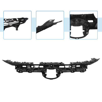Front Hood Bumper Grille for Toyota RAV4 (2019–2022) - Black Silver Tone