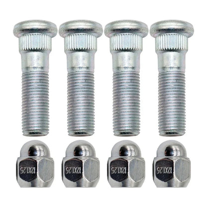 Thread Size 1.25 Wheel Hub Bolt Stud & Nut Set for Forester Set of 4