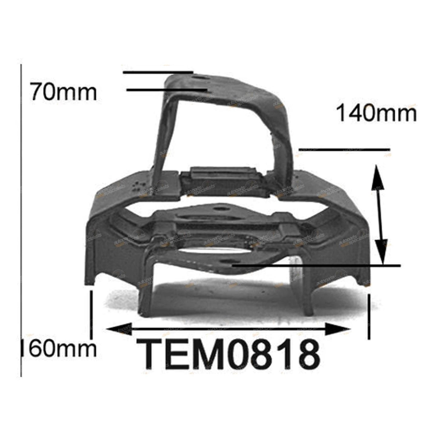 Rear Transmission Mount for Pajero NJ NK (1993–1997) 4M40 2.8L Diesel