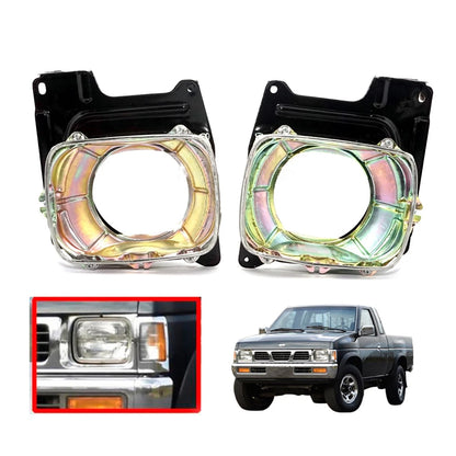 Headlight Lamp Housing Bracket Pair for Nissan Navara D21 (1986–1997)