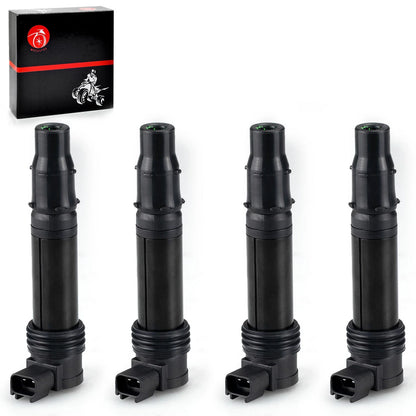 4pcs Ignition Coils for Kawasaki Ninja ZX600 ZX-6RR ZX-6R (2003–2018)