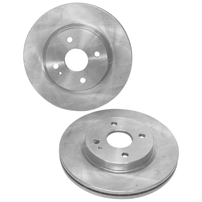2X Front Disc Brake Rotors for Ford Fiesta (2010–2013)